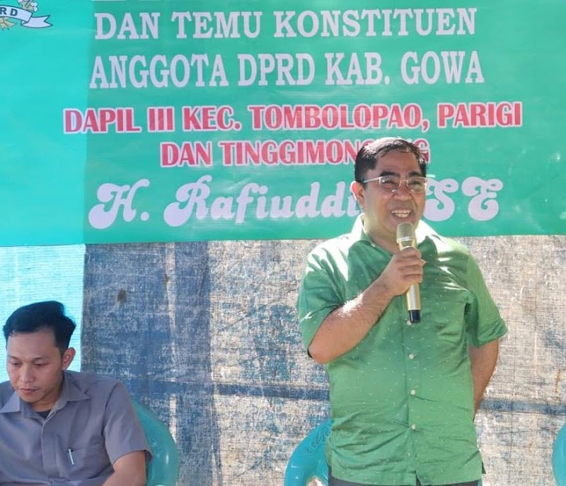 H. Rafiuddin Reses di Dusun Bangkeng Batu Desa Pao Tombolo Pao