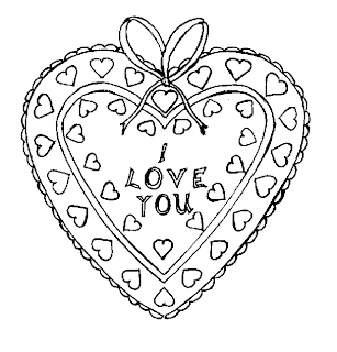 Printable Free Valentine Coloring Pages