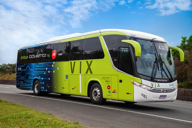 VIX Logística e EDP vão operar primeiro ônibus 100% elétrico do País para transporte rodoviário de passageiros