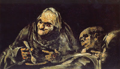 "Dos Viejos Comiendo Sopa" & " Francisco de Goya" & "Pabellón de Palabras"