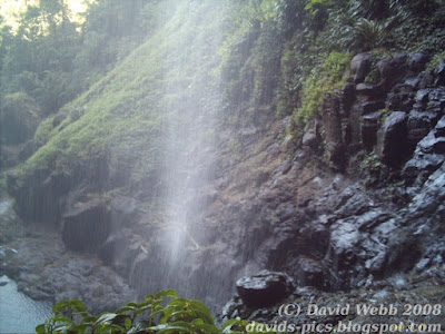 waterfall - veil of water falling down a waterfall at Queen Mary Falls, Australia