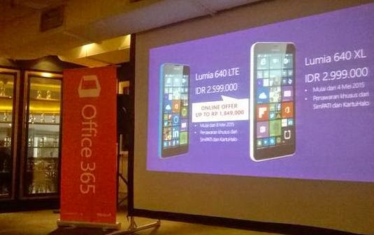 Lumia 640 LTE dan Lumia 640 XL Diluncurkan di Indonesia 