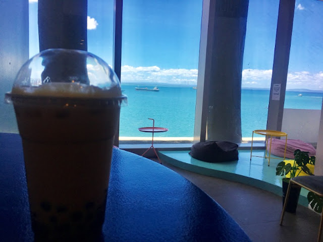 Bubble Tea at Double Ma Tea SM Seaside 2F SM Seaside Cebu Cube Wing