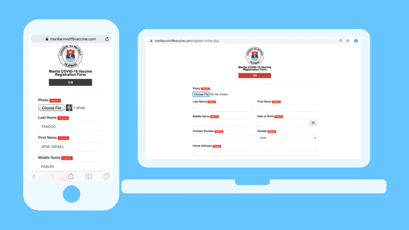 FREE COVID-19 vaccine pre-registration website launched in Manila