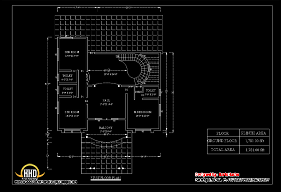 First floor plan drawing