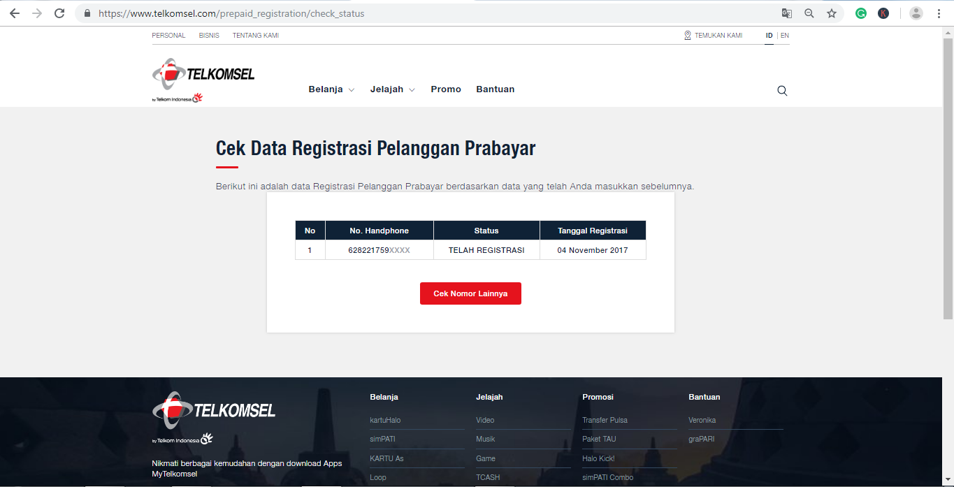 Cara Cek Registrasi Kartu Telkomsel Sudah Terdaftar Atau Belum