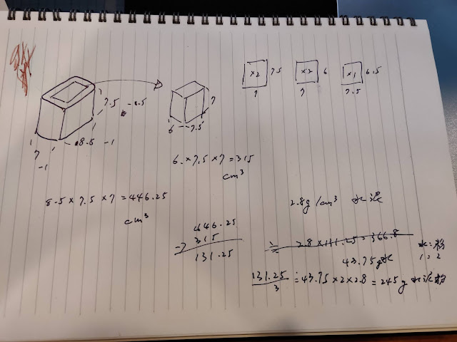 水泥筆筒設計圖