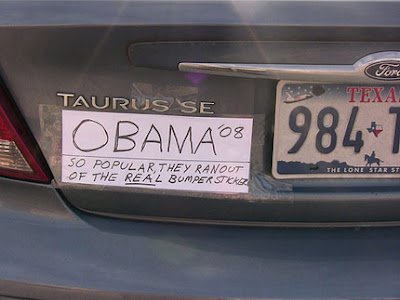 Funny Bumper Sticker Pictures on Though He S So Popular In Texas That They Ran Out Of Bumper Stickers