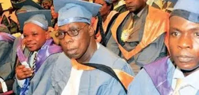 Obasanjo bags Master’s in Theology, to proceed for PhD