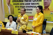 Konsolidasi, Ketua DPD Golkar Sulut Tetty Paruntu Dampingi Akbar Tanjung Bakar Semangat Kader