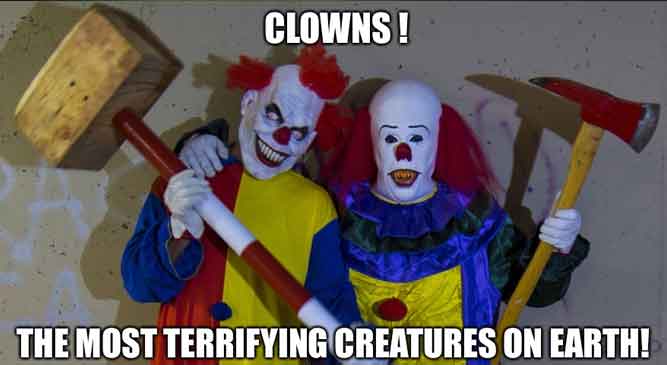 COWNS! THE MOST TERRIFYING CREATURES ON EARTH! - Best It Clown Memes That Will Make Funny Laugh So hard