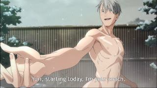 Yuri on Ice Viktor bath scene