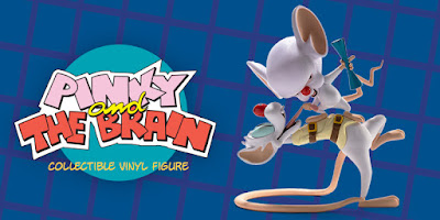 Kidrobot x Animaniacs Pinky and The Brain Vinyl Figure