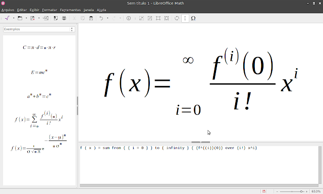 LibreOffice Math 6.1