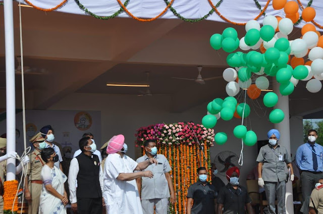 PUNJAB CM Capt Amarinder calls for readiness to combat border threat from Pakistan, China on Independence Day