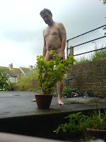 naturist, home nudist, naked garden, naked man, naked boy