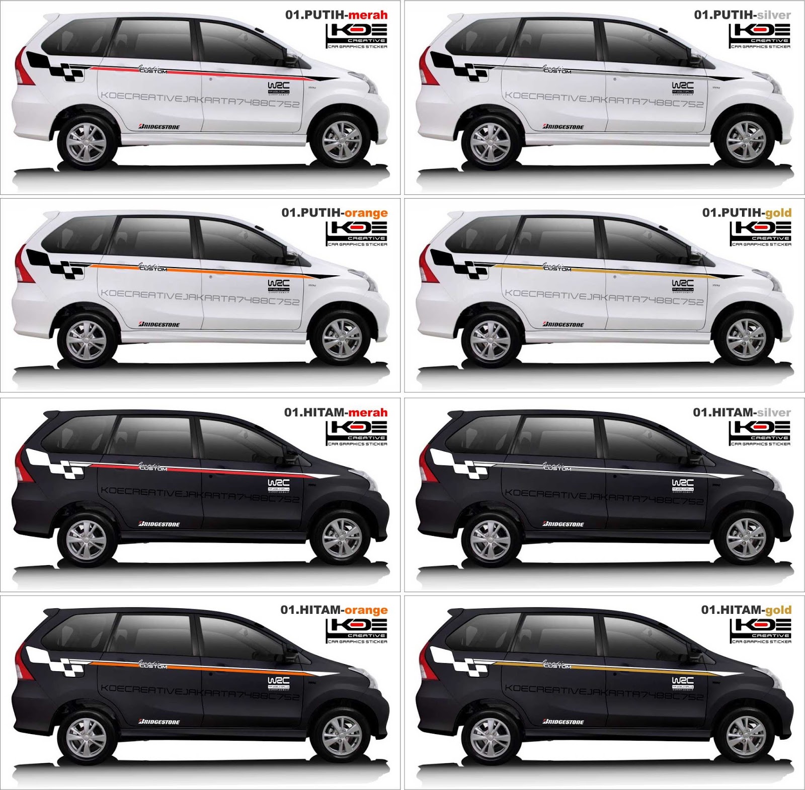 Contoh Gambar Stiker  Mobil  Avanza  Ottomania86