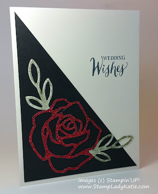 card made with Stampin'UP!'s Rose Wonder Stamps and Rose Garden Die 