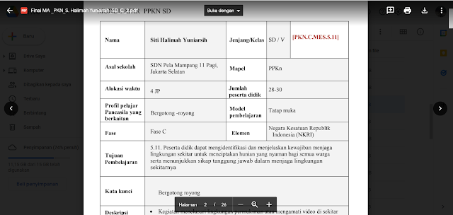 Modul Ajar PPKN Kelas 5 SD Kurikulum Merdeka: Bergotong-royong