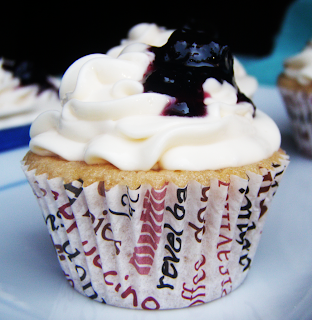 White Forest Cupcake