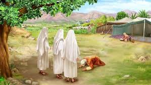 Abraham and 3 men