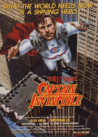 El retorno del Capitán Invencible, Christopher Lee, Alan Arkin, Philippe Mora, The return of captain invincible