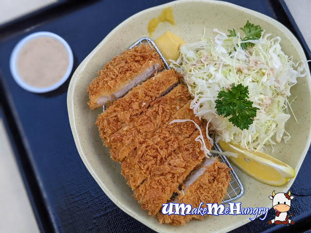 Close up of Pork Katsu Set