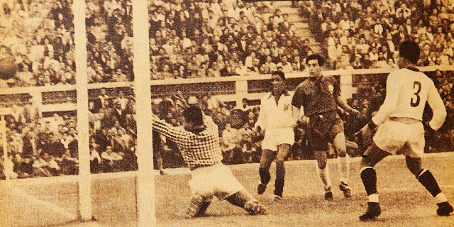 Perú y Chile en Copa del Pacífico 1953, partido de ida