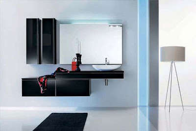 Sleek Black Bathroom Vanity By Stemik