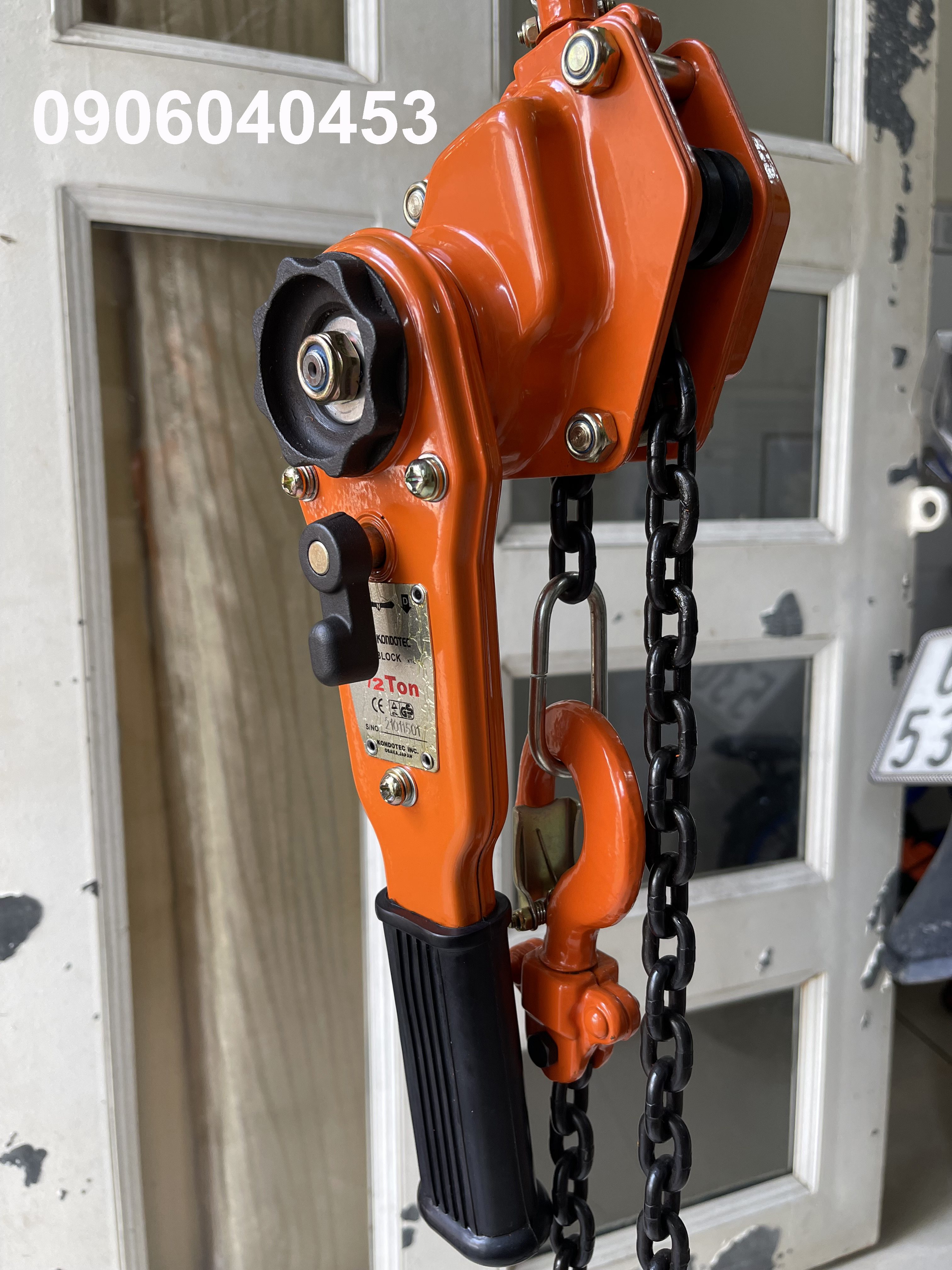 Pa lăng lắc tay 500kg Kondotec KT-L / Kondotec Lever chain hoist KT-L Series 500kg