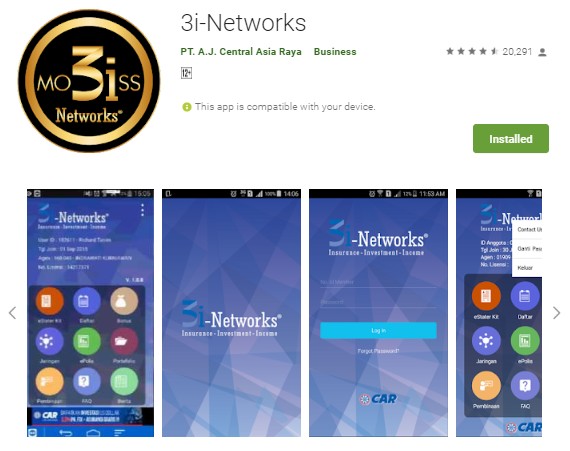  Aplikasi tersebut Anda Download dan Install Cara Daftar 3i Networks di Kotawaringin Lama