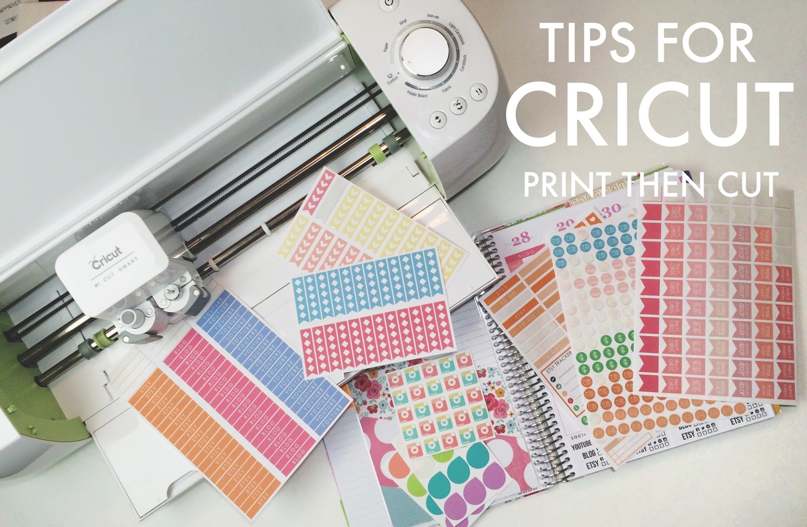five sixteenths blog Tips for Cricut Explore Print then 