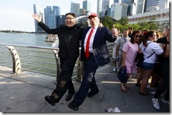 June 16 Trump Kim impersonatprs