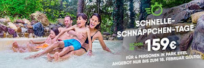 Center Parcs schnelle Schnäppchen Tage