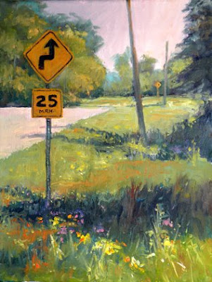 painting 25 MPH copyright Nancy Moskovitz