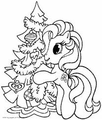 My Little Pony Christmas Coloring Pages