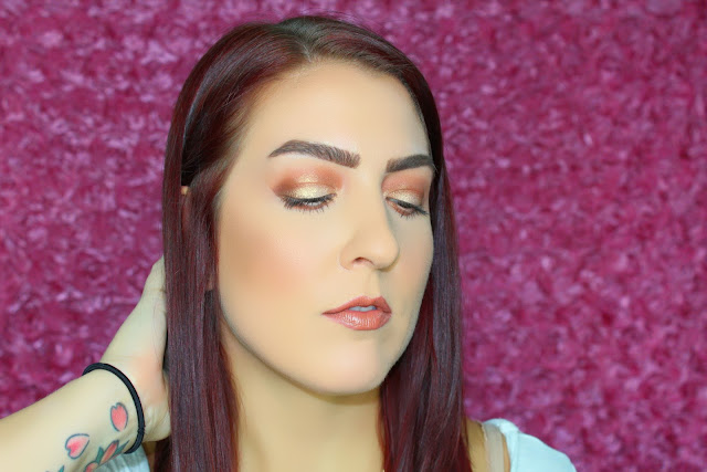 Tutorial: Tarteist Pro Warm Toned Orange & Gold Look