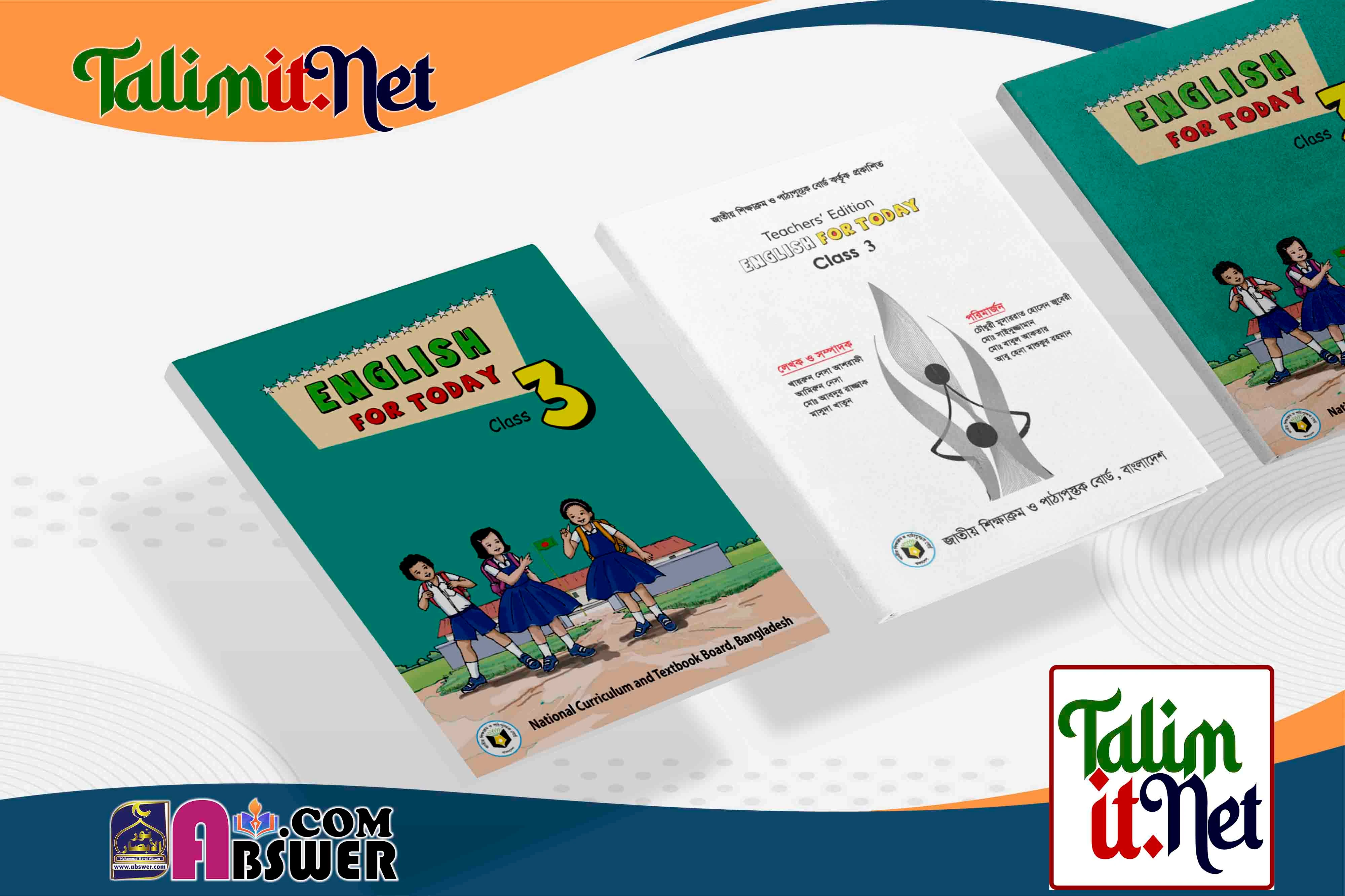 ইংরেজি - প্রাথমিক ৩য় শ্রেণির স্কুলের পাঠ্যবই ২০২৩ পিডিএফ | English For Today - Primary Class 3 Bangla-English Version School Book 2023 NCTB Pdf