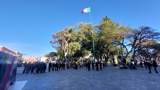 Ayuntamiento de Atlixco conmemoró el 106 aniversario de la Promulgación de la Constitución