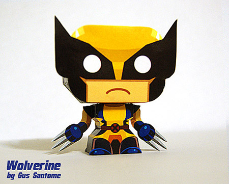 Mini Wolverine Paper Toy