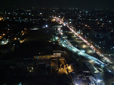 Pandangan Mata dari Lantai 25 poins square jakarta