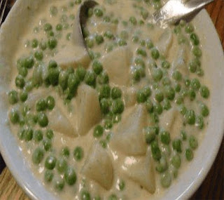 Creamed Peas and Potatoes