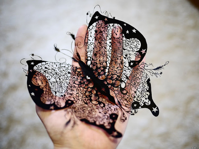 Elsa Mora creative papercuts