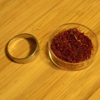 Saffron Next to my Wedding Ring