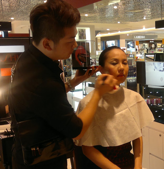 Shiseido make up master class Metro Paragon Singapore