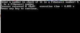 program input output source code find Fibonacci number c++