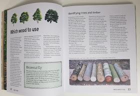 Forest Craft book explains which woods to use when