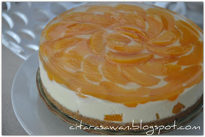 Chilled Peach Cheese Cake ~ Resepi Terbaik