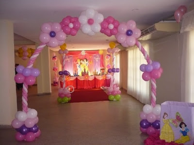 DECORACIONES CON LAS PRINCESAS decoracionesparafiestasinfantiles.blogspot.com