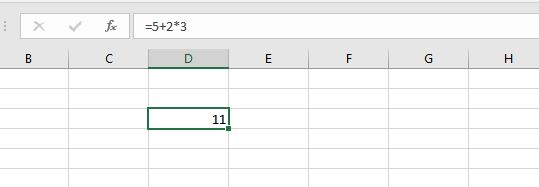 operaciones basicas en excel